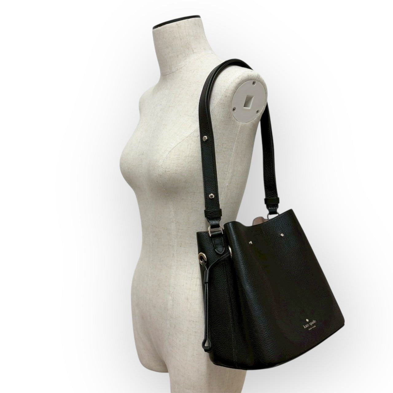 100 KateSpade ケイトスペード 2way ハンドバッグ ショルダーバッグ ブラック