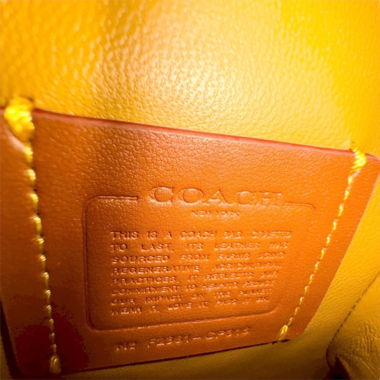 101 COACH コーチ ムーンバッグ リジェネラティブ レザー ショルダーバッグ ブラック