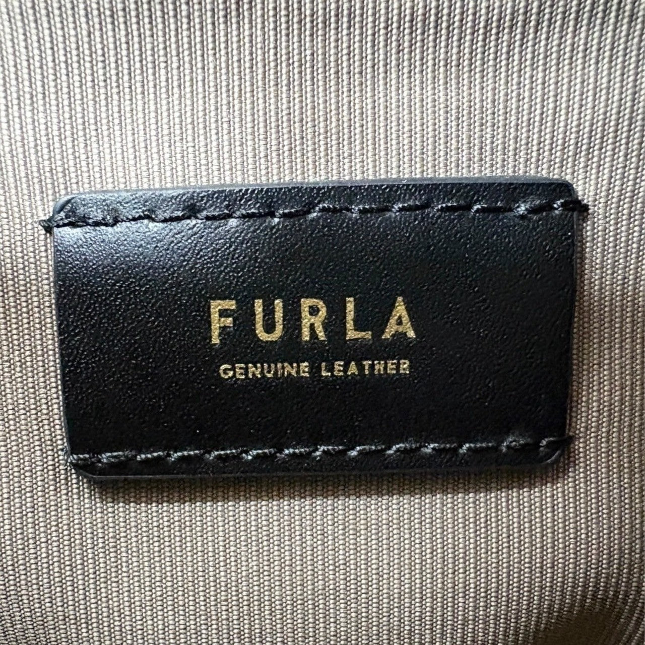 105 FURLA フルラ アテナ 近年モデル ミニ ショルダーバッグ キャメル