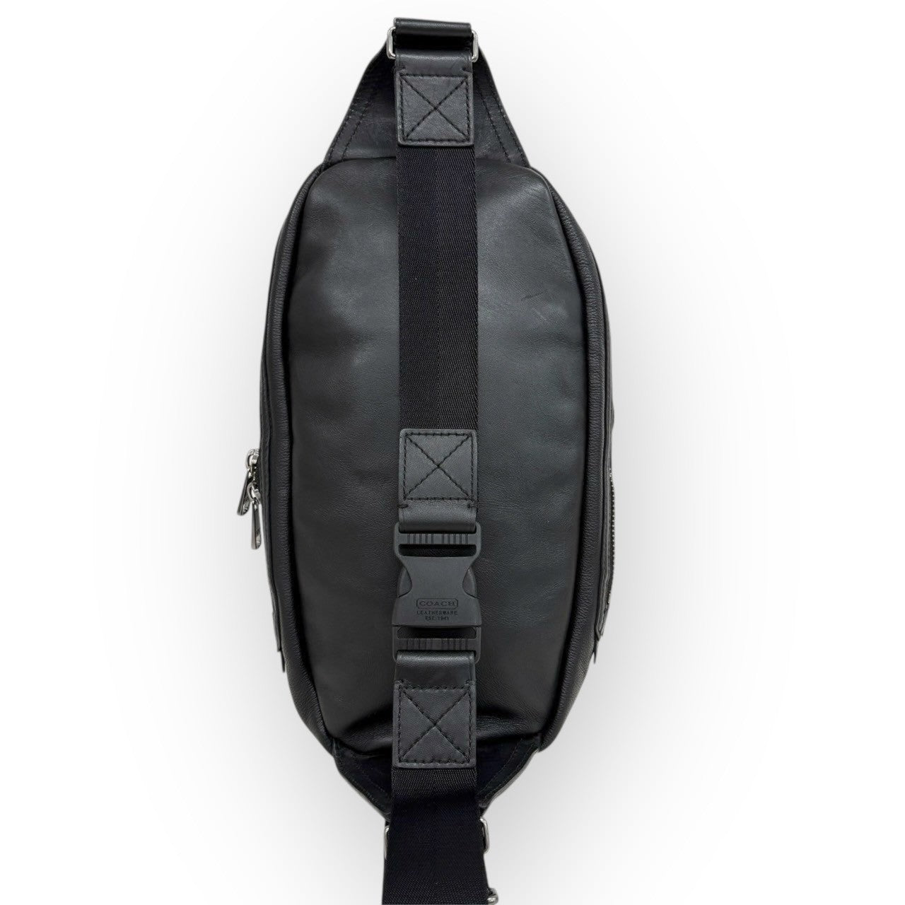 108 COACH コーチ メンズ メッセンジャー バッグ ブラック