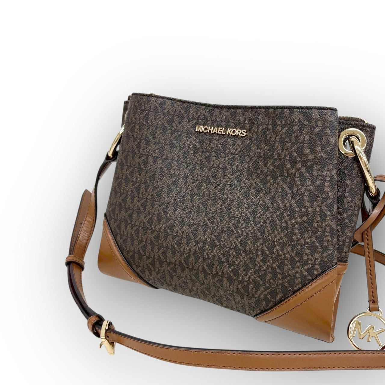 109 MICHAEL KORS マイケルコース ショルダーバッグ ブラウン