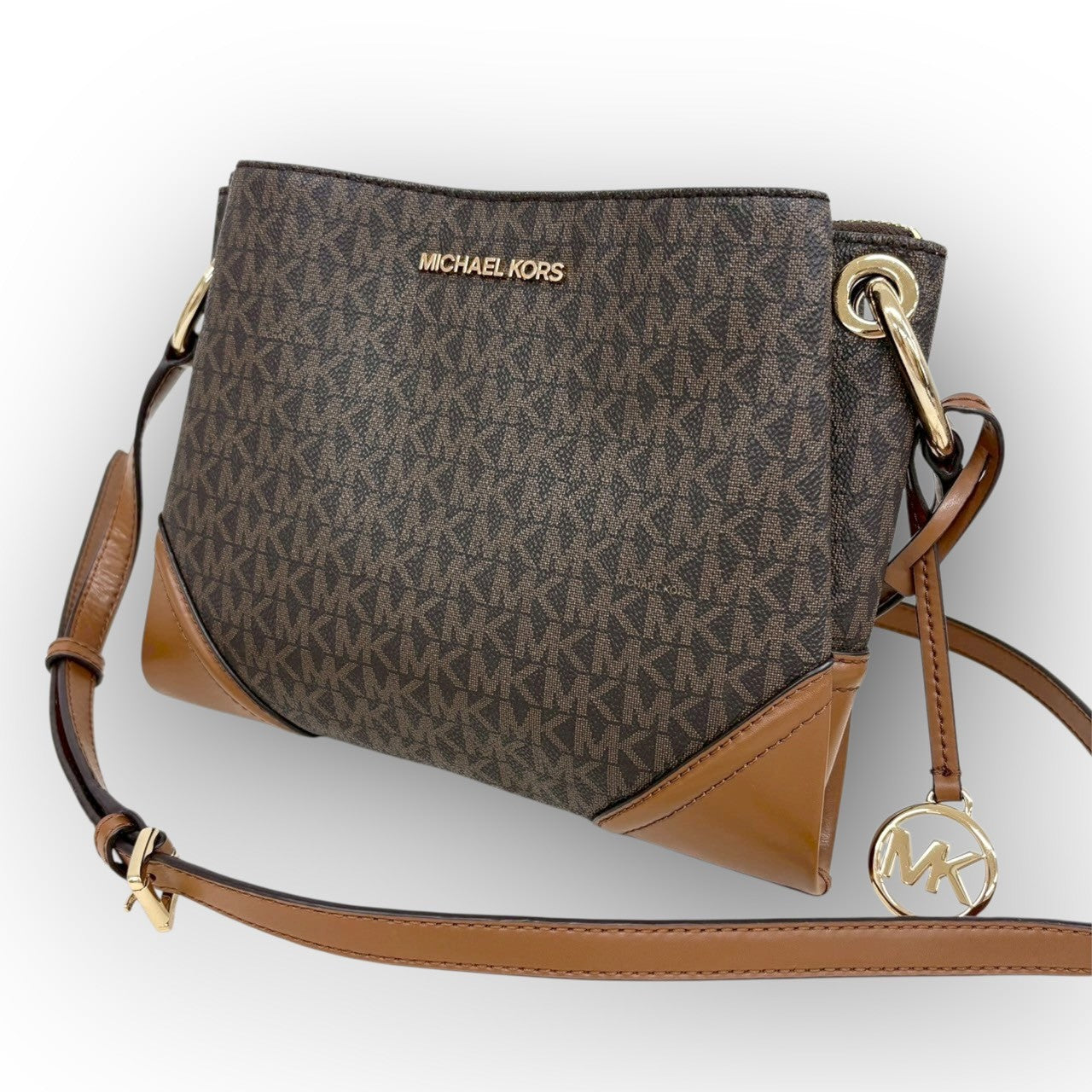 109 MICHAEL KORS マイケルコース ショルダーバッグ ブラウン