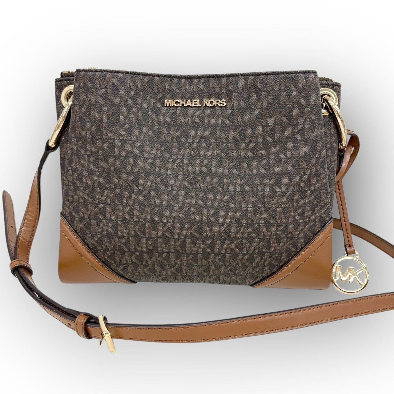 109 MICHAEL KORS マイケルコース ショルダーバッグ ブラウン