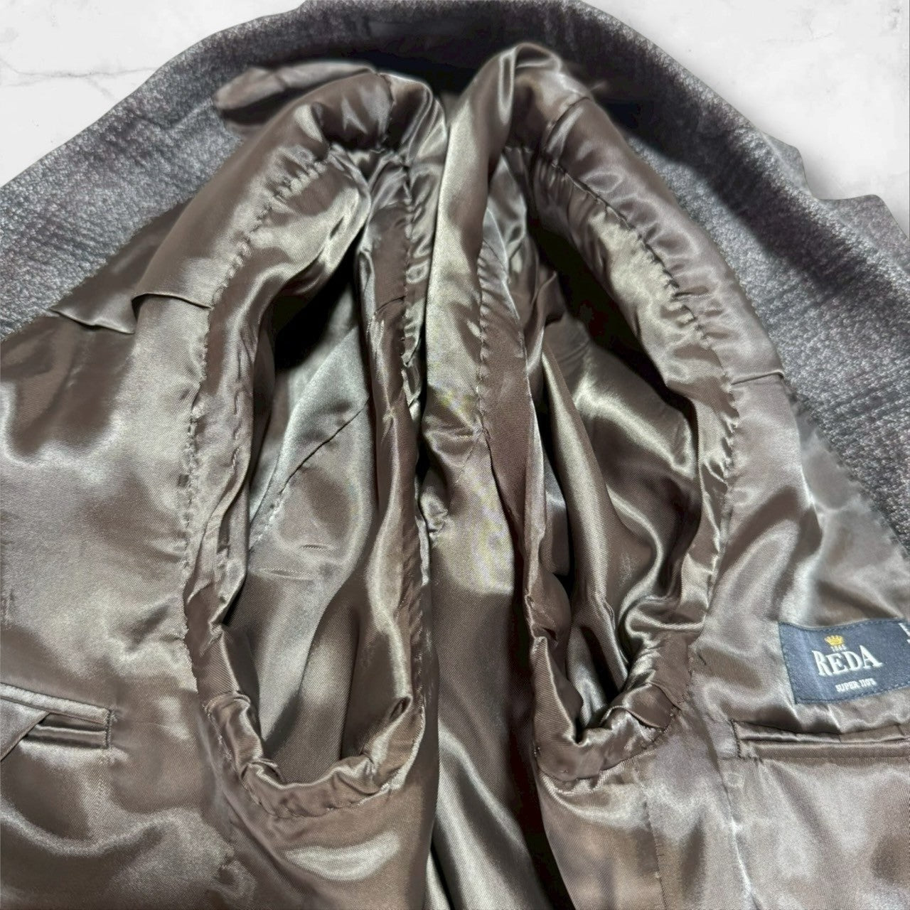 新品 BYRON バイロン ビジネススーツ AB4 グレー チェック