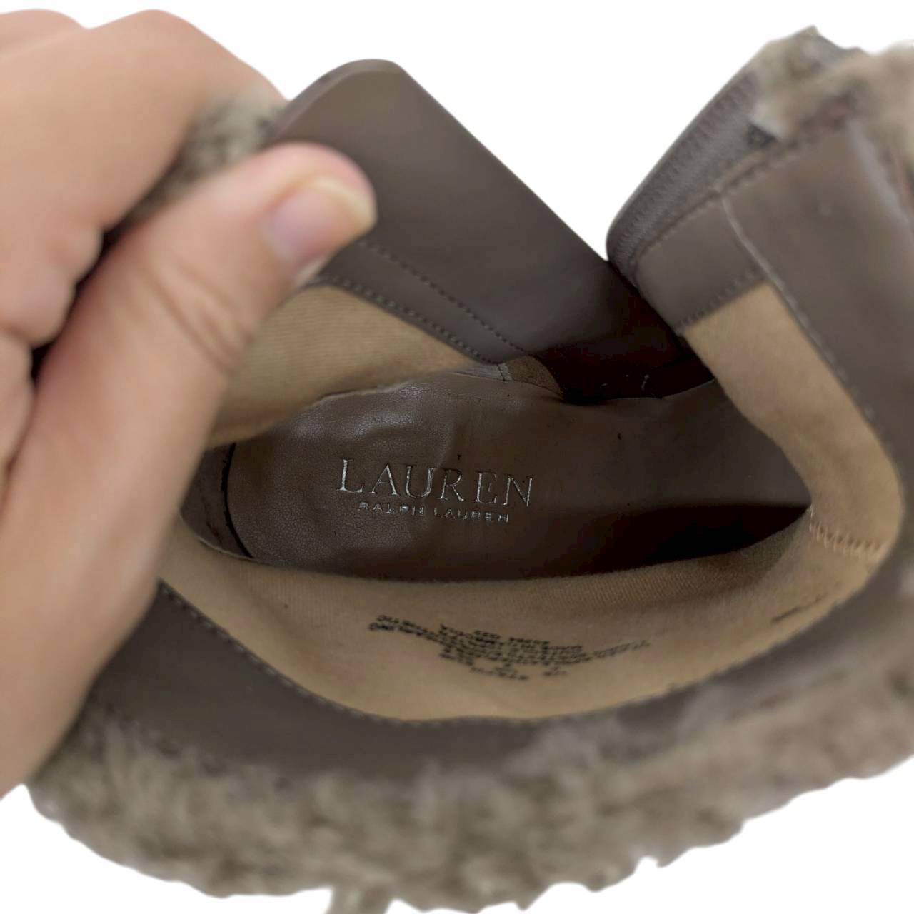 【RC2511-235】RALPH LAUREN ブーツ ブラウン 36.5