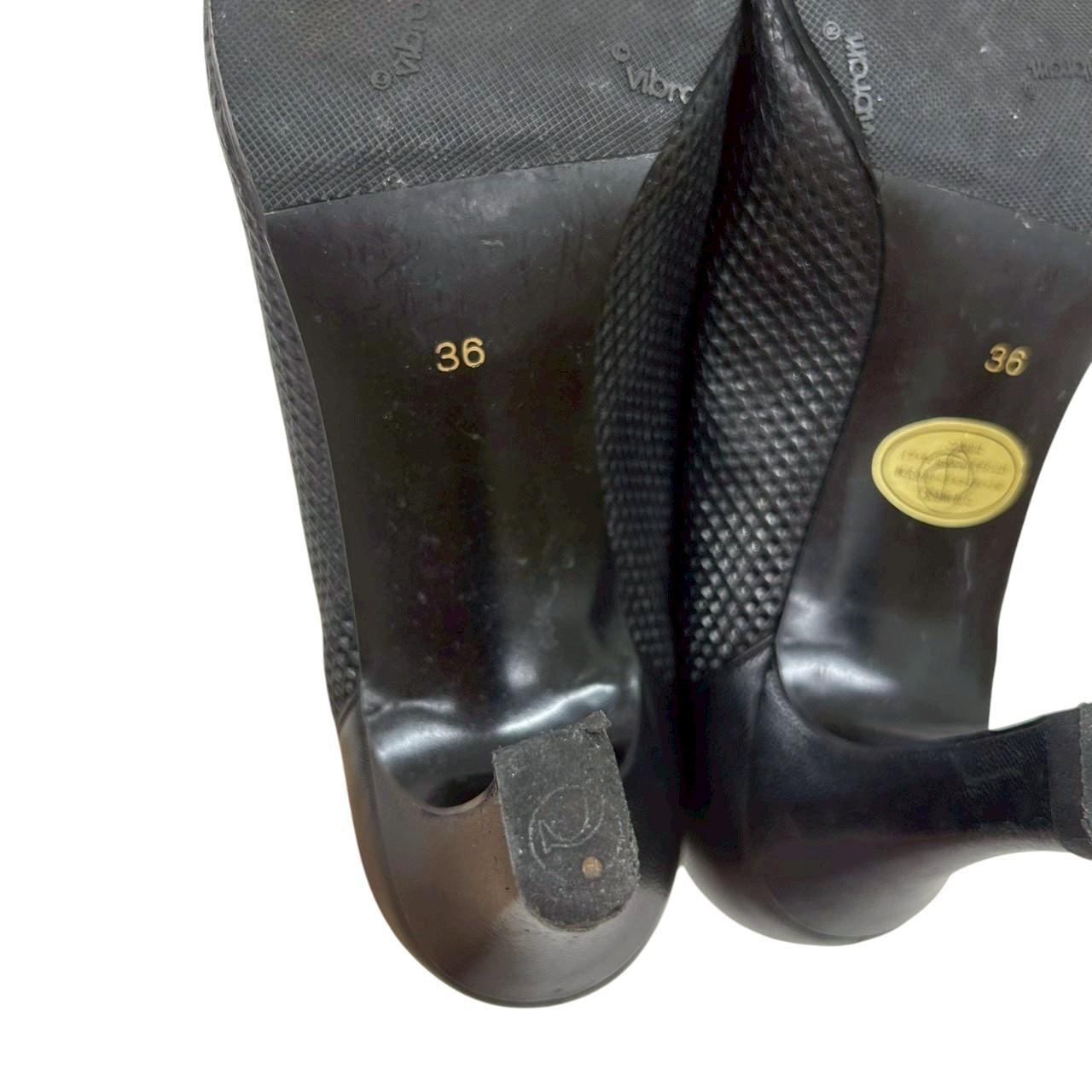 【RC2511-79】YVES SAN LAURENT パンプス ブラック 36