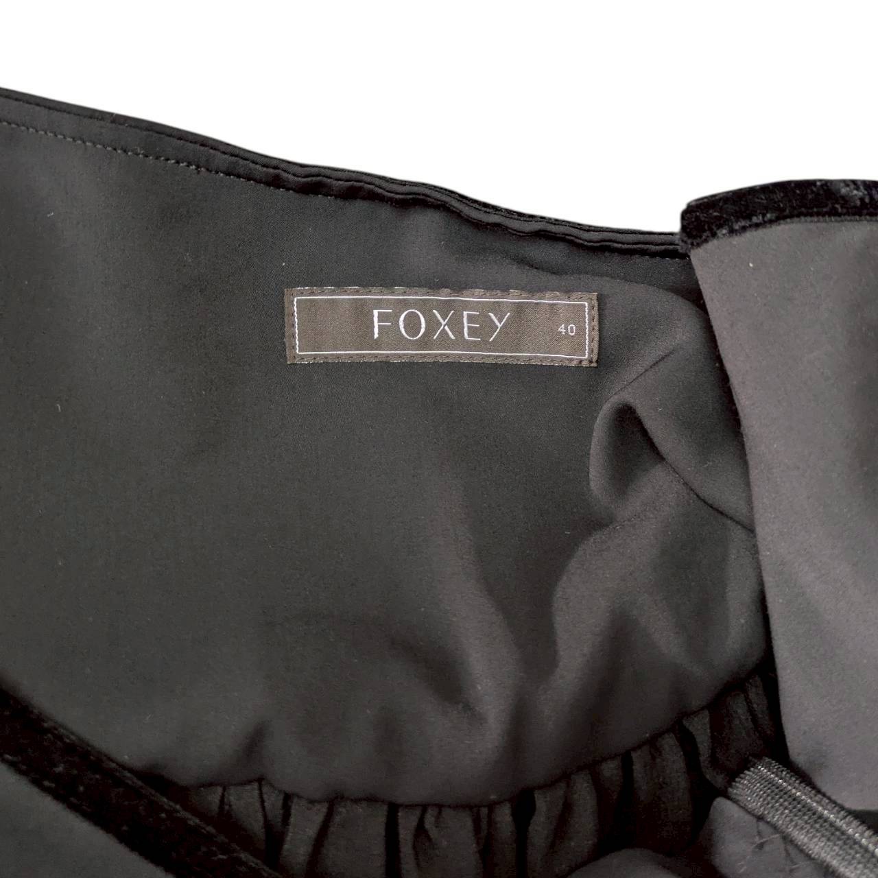 【RC2512-55】FOXEY チュールスカート ブラック 40