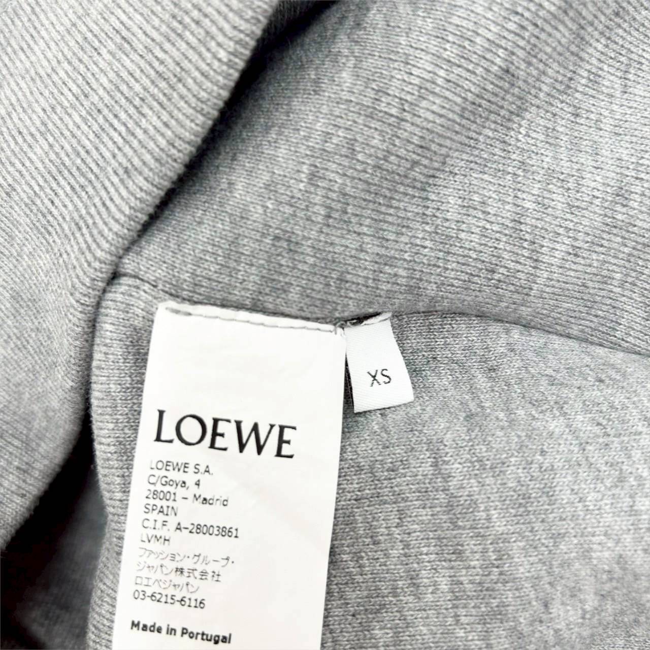 【SRC-10】LOEWE グレー パーカー
