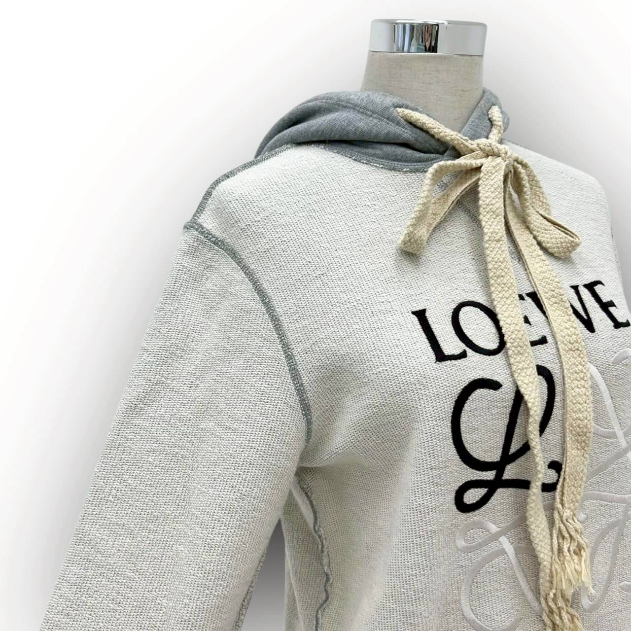 【SRC-10】LOEWE グレー パーカー
