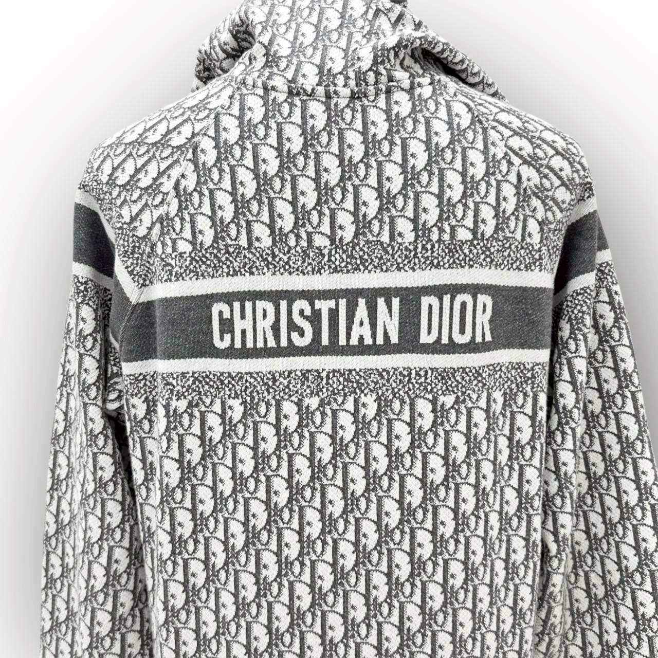 【SRC-12】Christian Dior グレーパーカー トロッター柄 オブリーグ柄