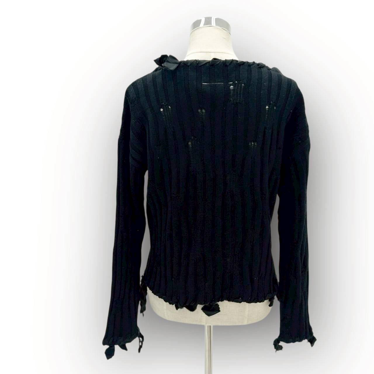 【SRC-16】Maison Margiela ニット袖口紐 ブラック