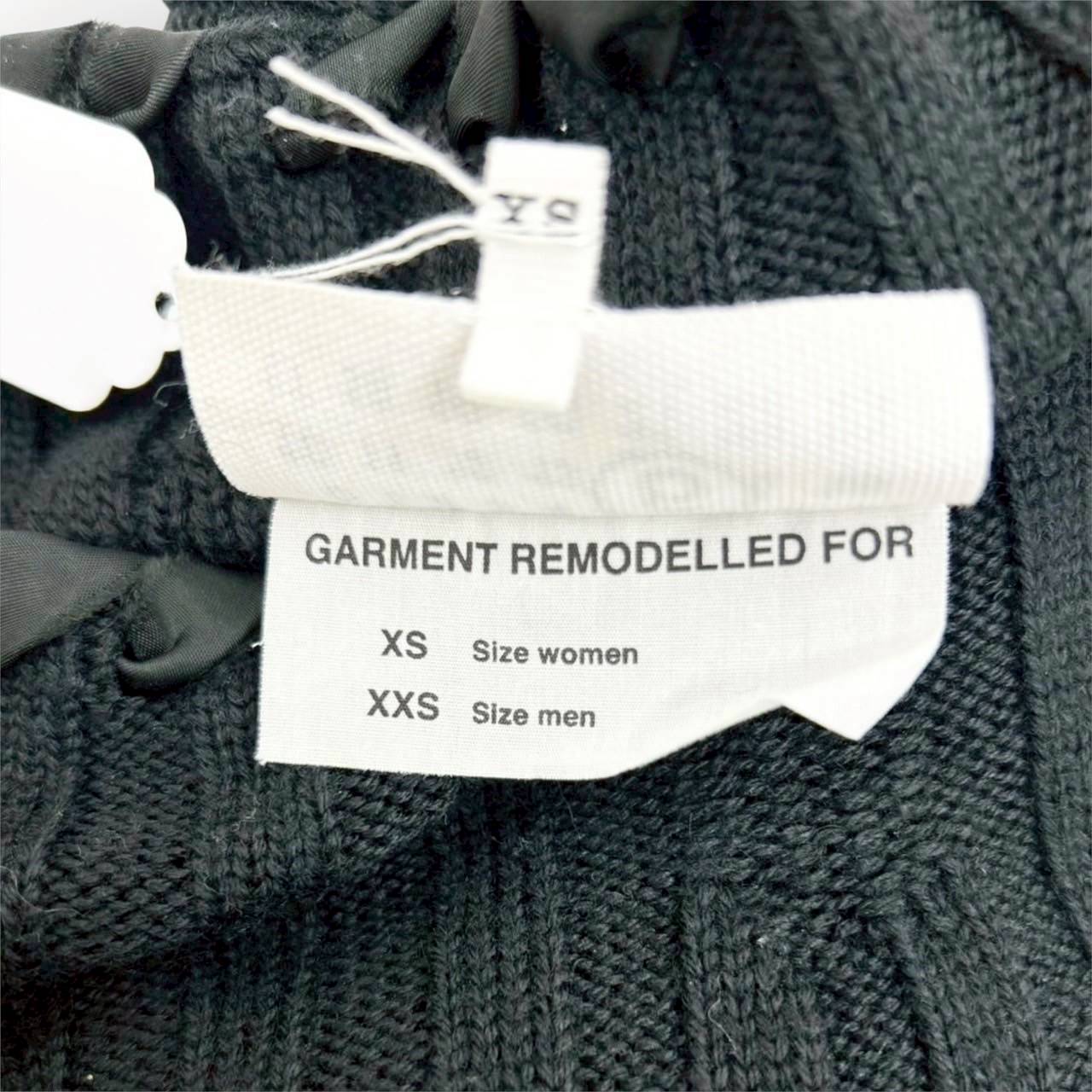 【SRC-16】Maison Margiela ニット袖口紐 ブラック