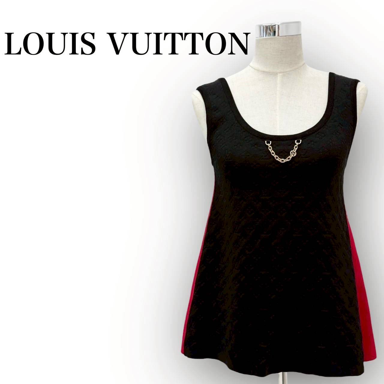 【SRC-20】LOUIS VUITTON ニット ベスト ブラック