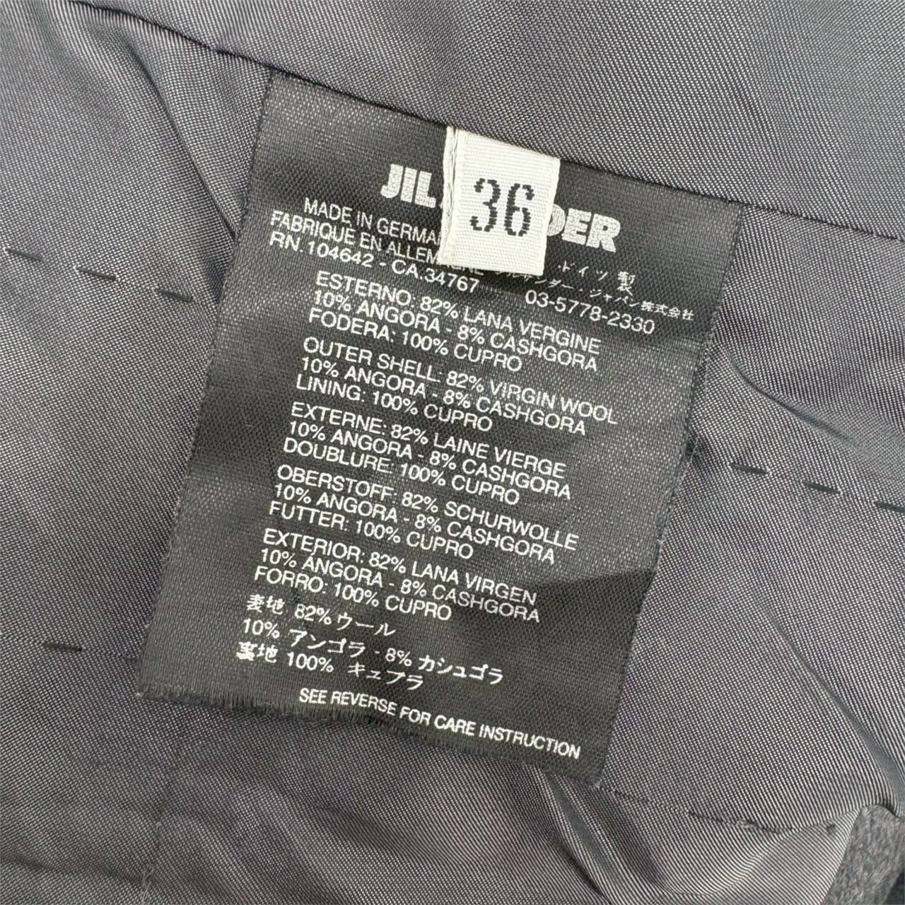【SRC-22】JIL SANDER コート ウール/36