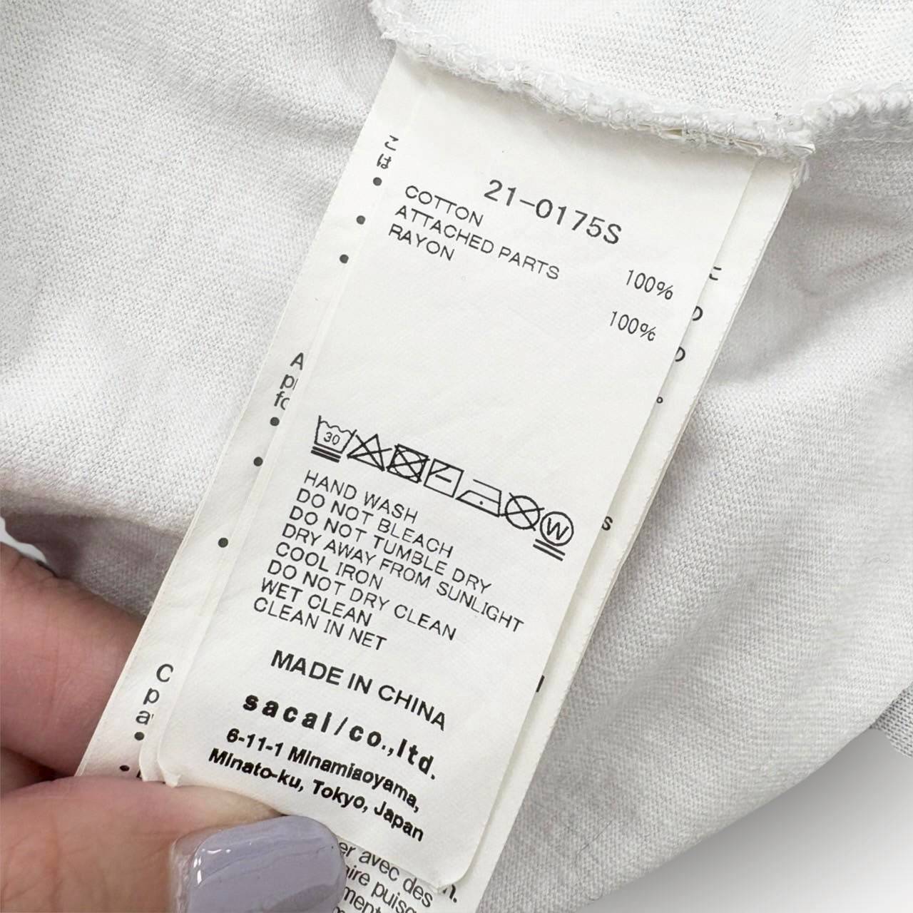 【SRC-30】sacai Tシャツ 21-0175S UNISEX/0/メンズ