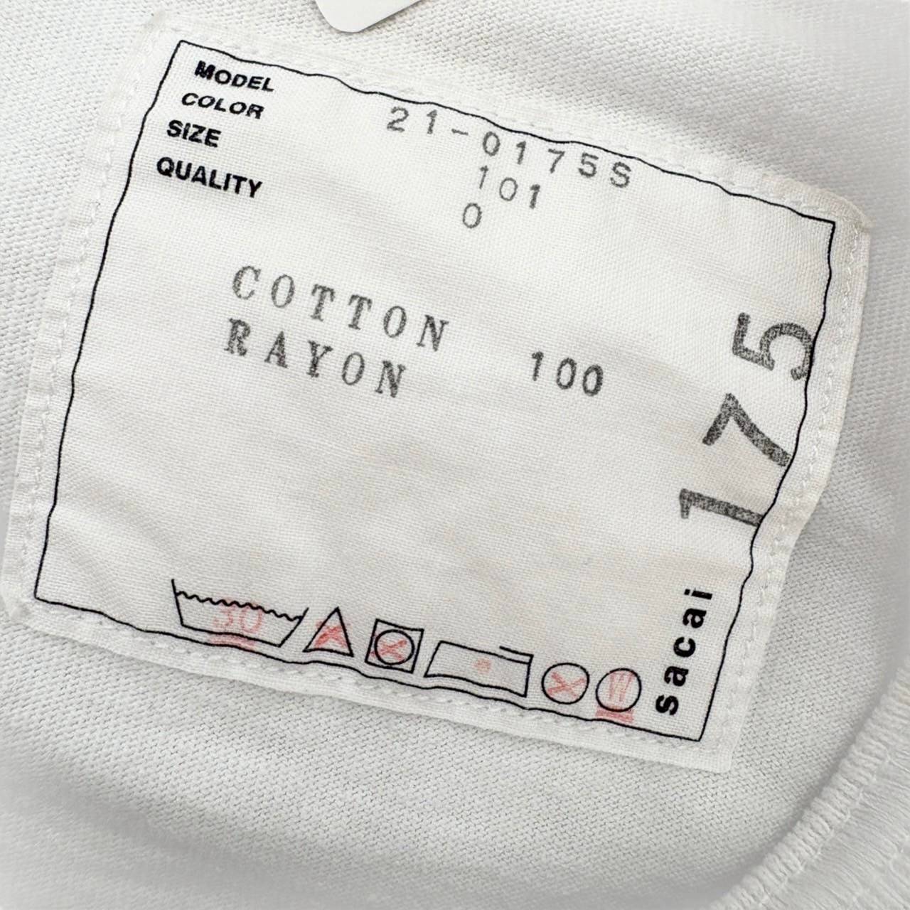 【SRC-30】sacai Tシャツ 21-0175S UNISEX/0/メンズ