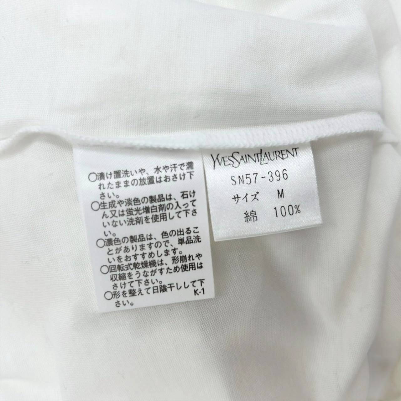 【SRC-48】YVES SAINTLAURENT Tシャツ SN57-396/コットン100%/M