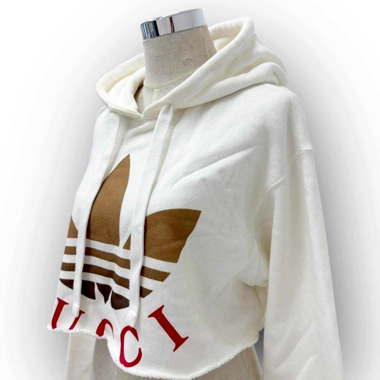 【SRC-5】GUCCI ショート丈パーカー adidasロゴ
