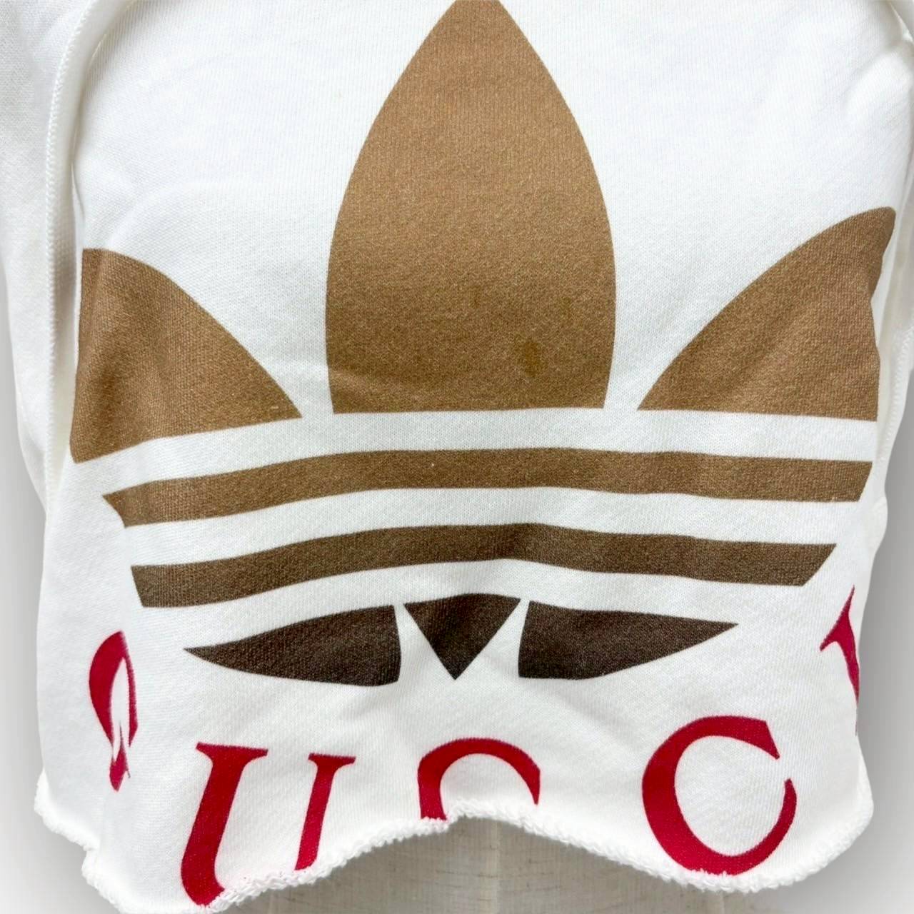 【SRC-5】GUCCI ショート丈パーカー adidasロゴ