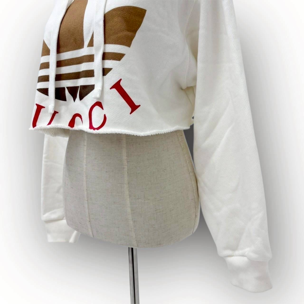 【SRC-5】GUCCI ショート丈パーカー adidasロゴ