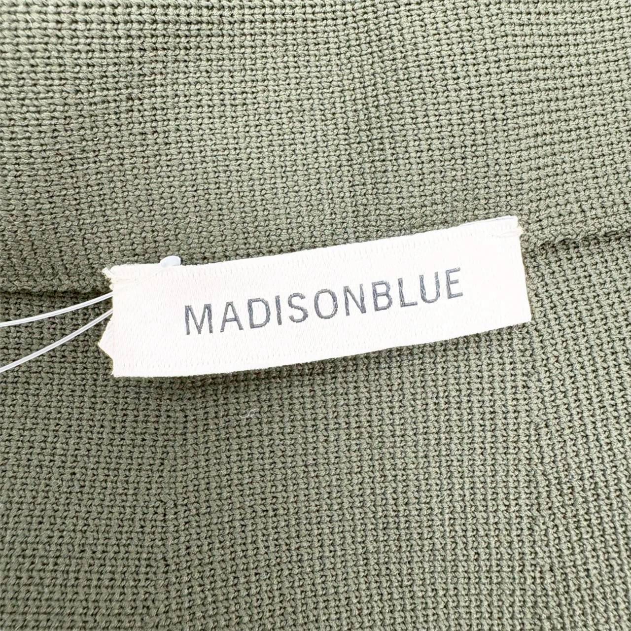 【SRC-54】MADISONBLUE スカートWフェイス ミモレ フレアスカート ロング S カーキ