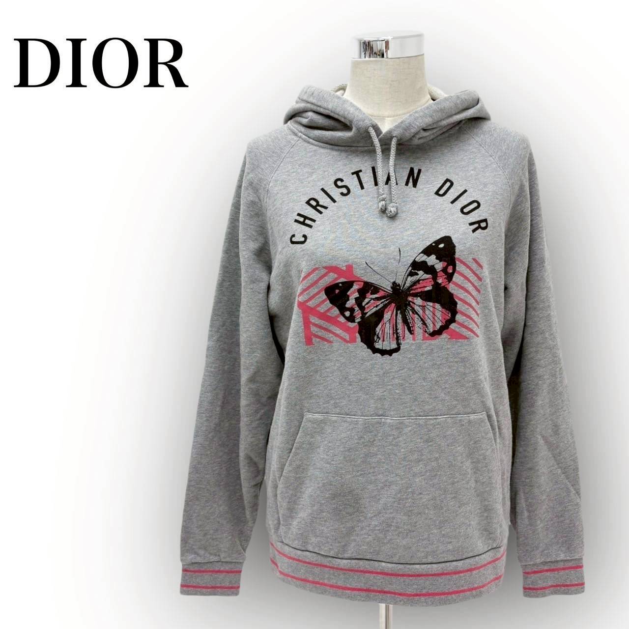 【SRC-6】Christian Dior グレーパーカー 蝶々