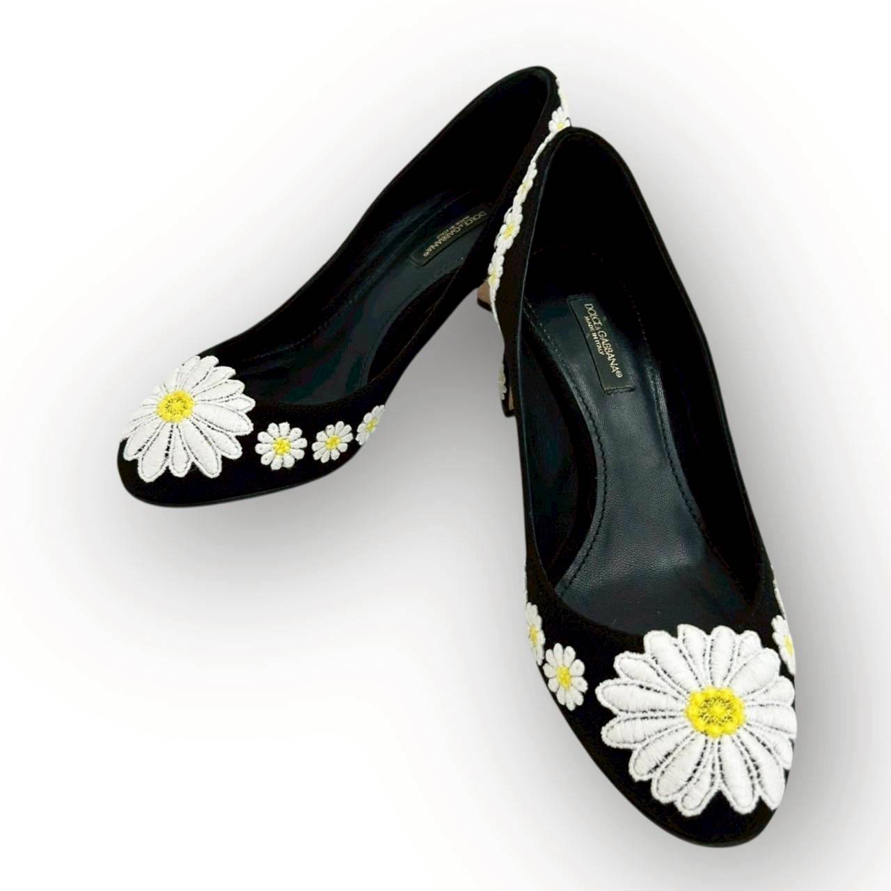 【SRC-63】DOLCE&GABBANA 花柄 パンプス 36