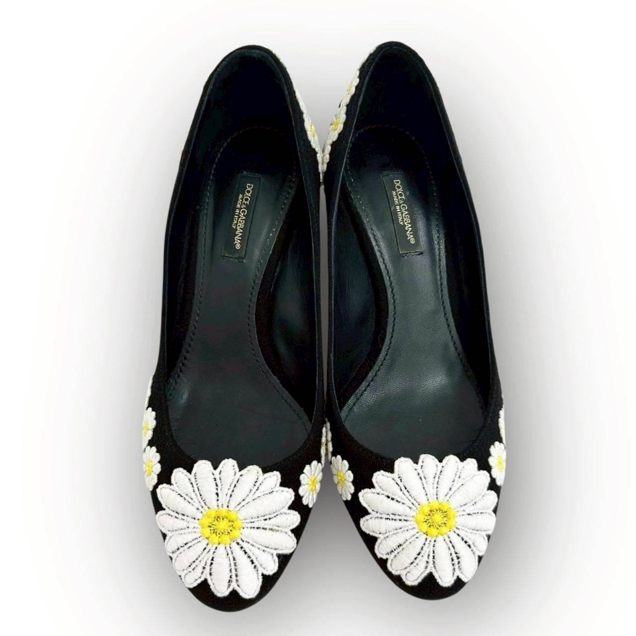 【SRC-63】DOLCE&GABBANA 花柄 パンプス 36