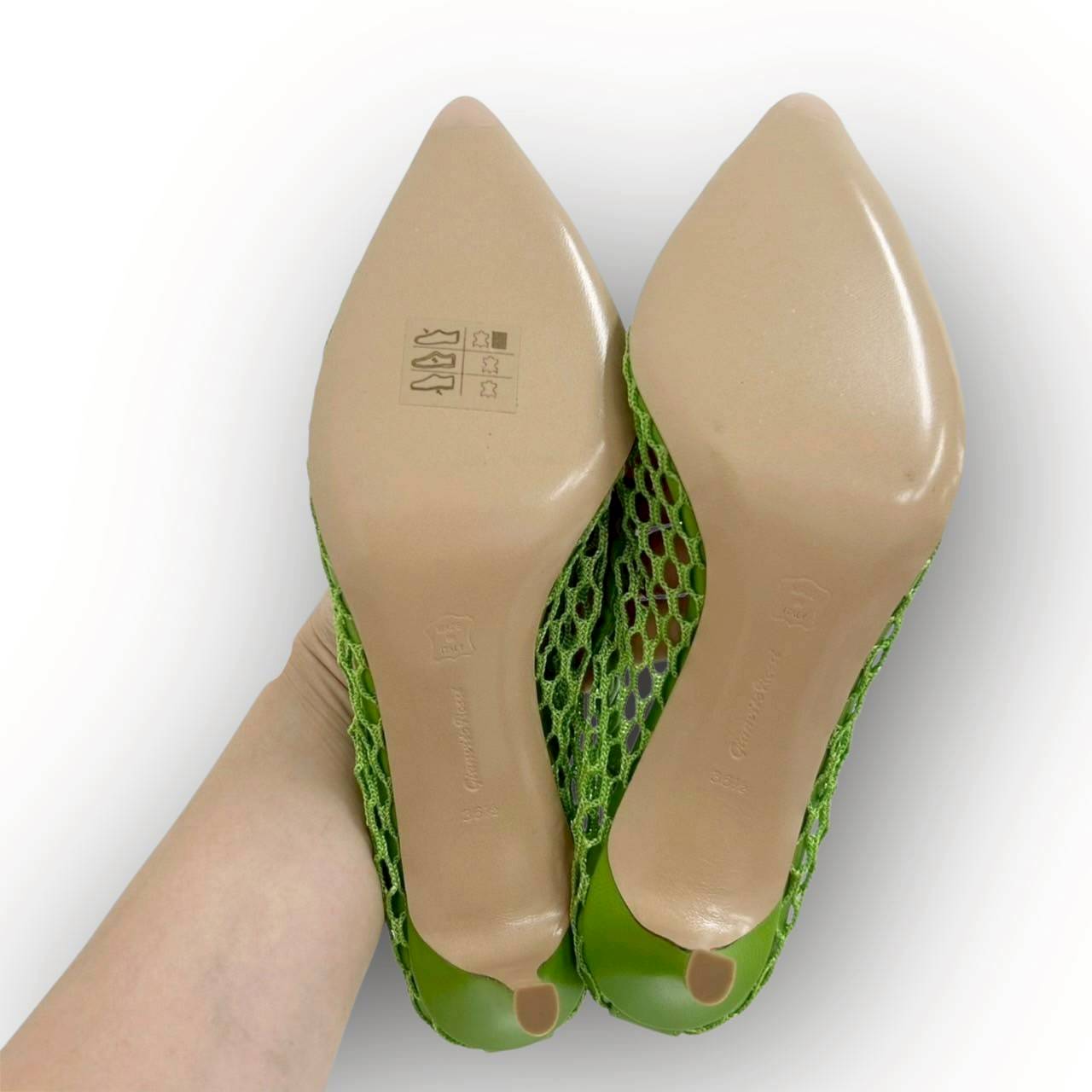 【SRC-69】Gianvito Rossi パンプス グリーン