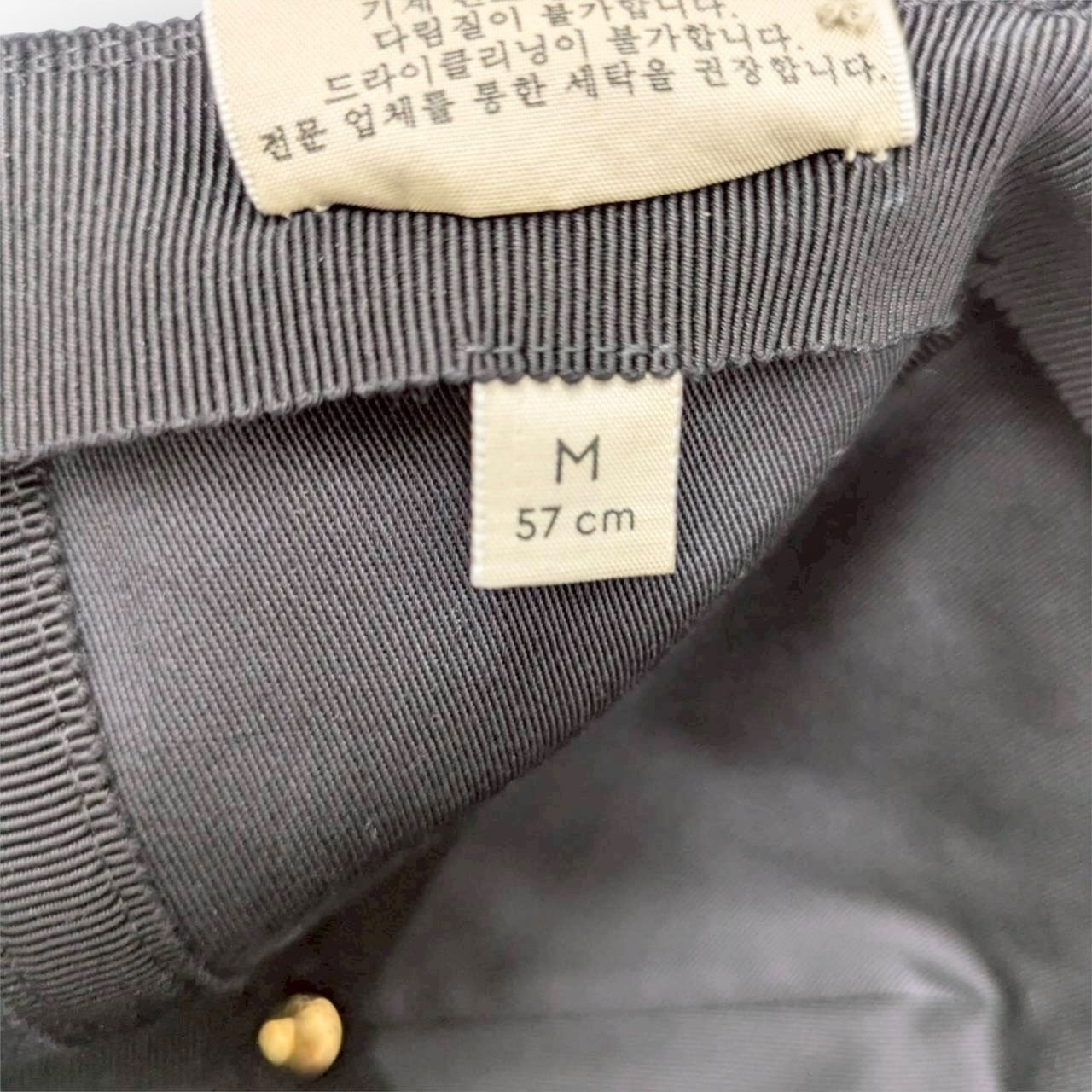 【SRC-7】CUCCI 帽子 キャップ 黒 /M