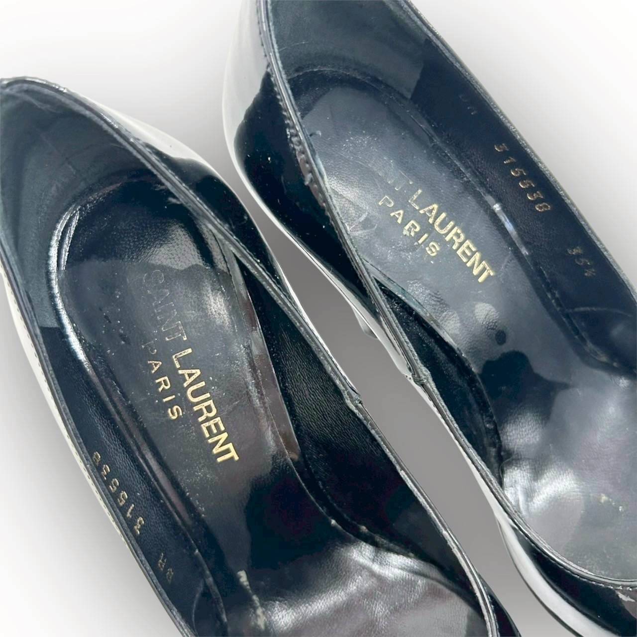 【SRC-70】SAINT LAURENT パンプス 315538/エナメル/35H/付属品:・箱