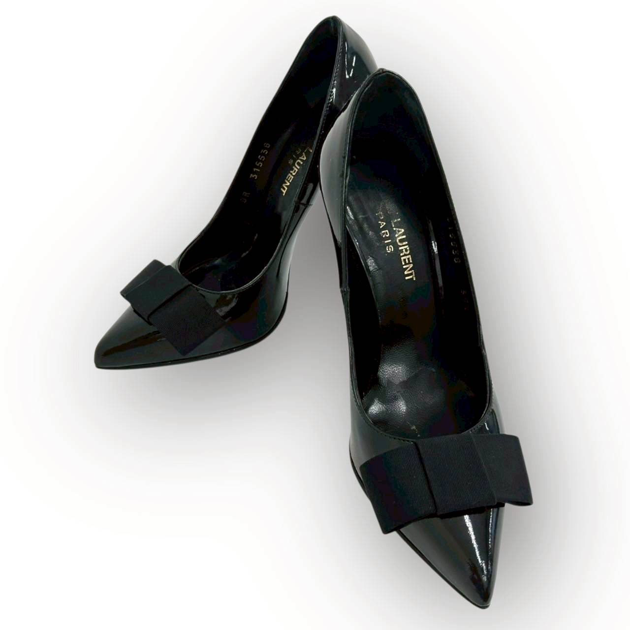 【SRC-70】SAINT LAURENT パンプス 315538/エナメル/35H/付属品:・箱