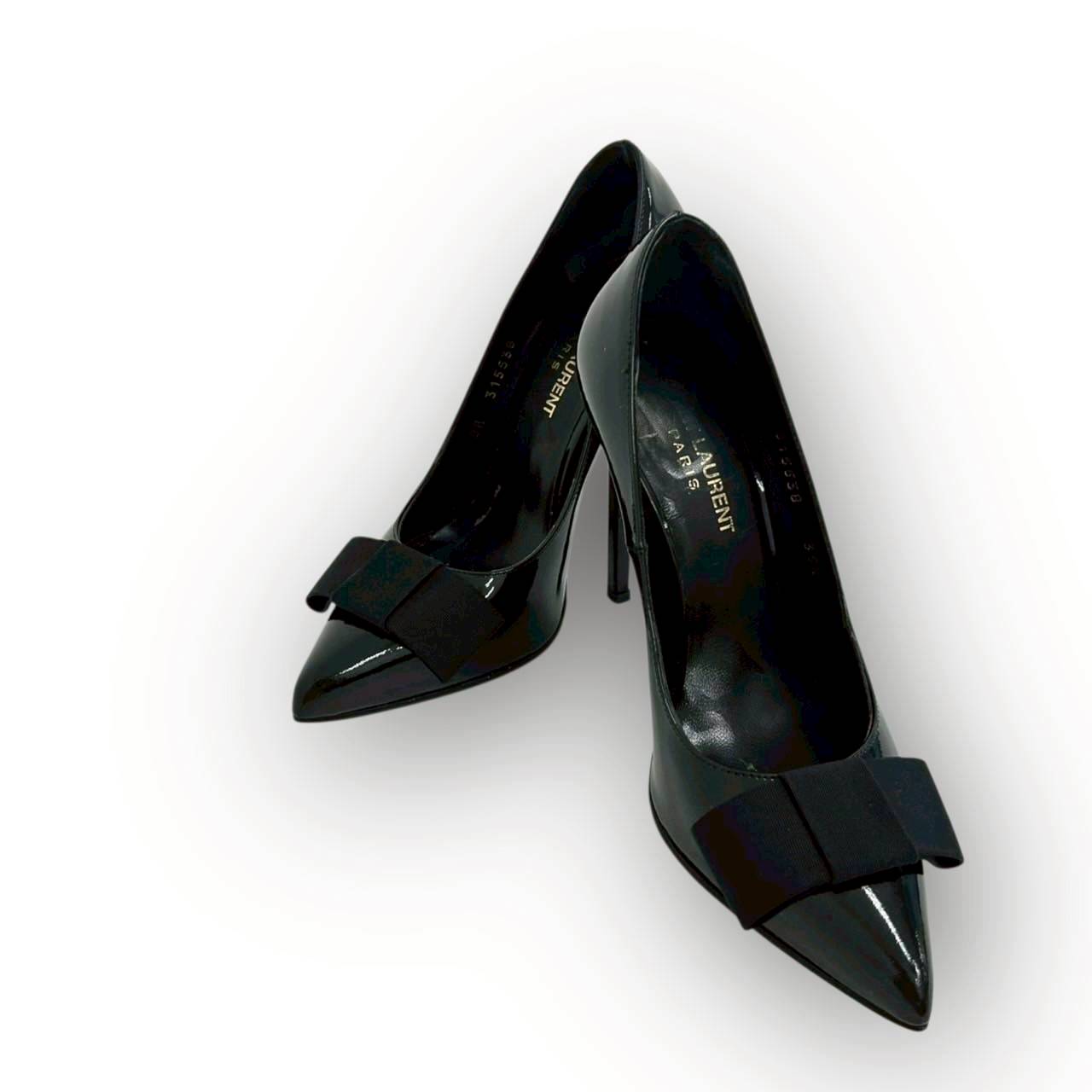 【SRC-70】SAINT LAURENT パンプス 315538/エナメル/35H/付属品:・箱