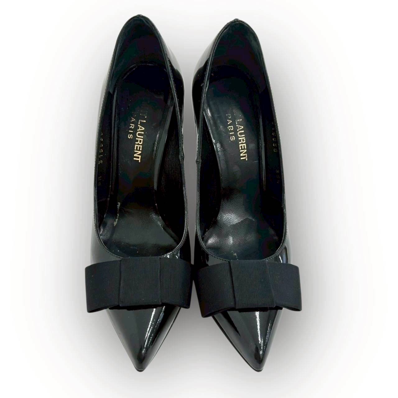 【SRC-70】SAINT LAURENT パンプス 315538/エナメル/35H/付属品:・箱