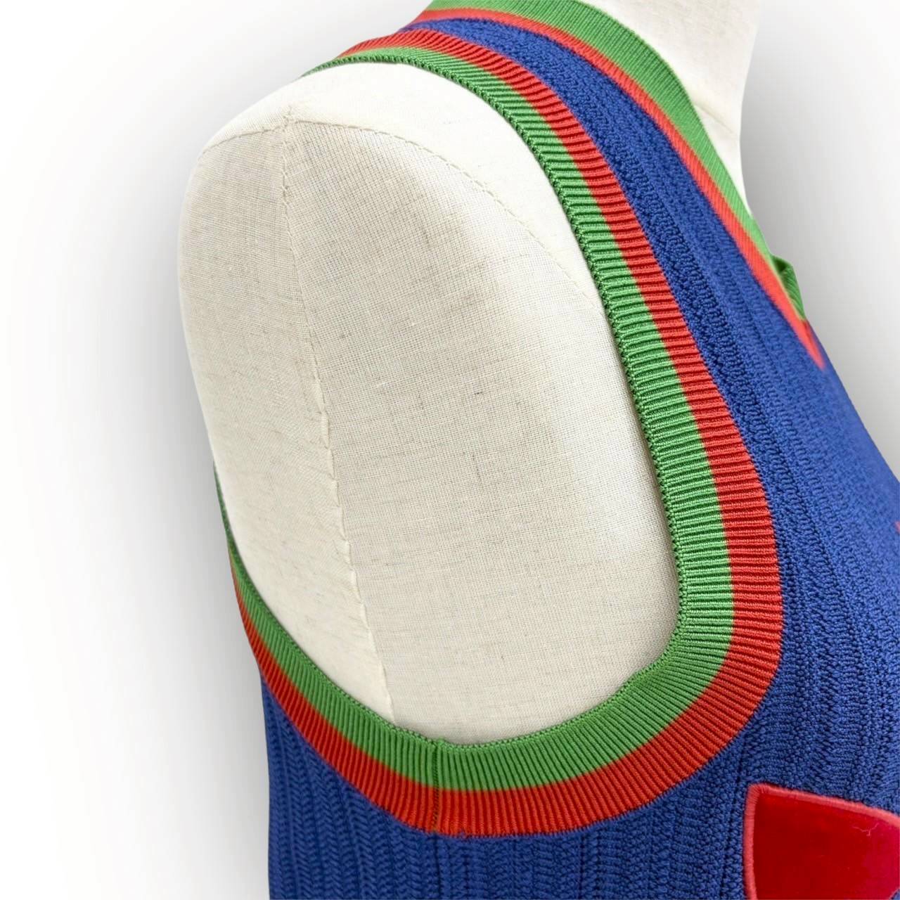 【SRC-8】GUCCI ニットベスト adidasロゴ