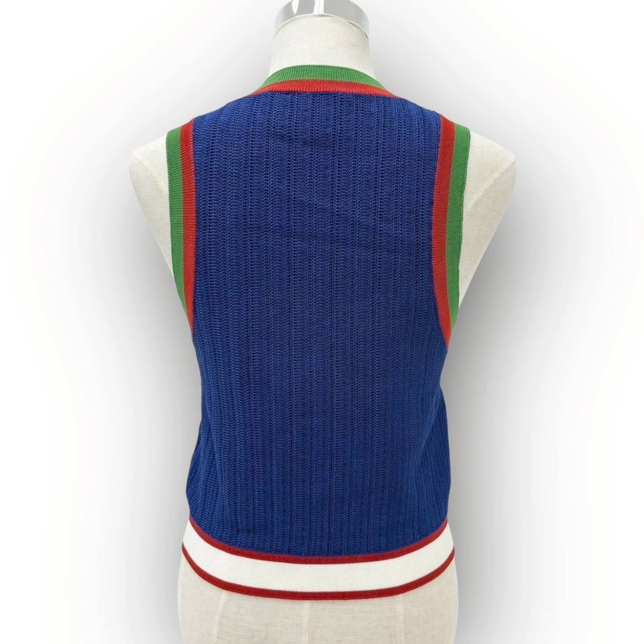 【SRC-8】GUCCI ニットベスト adidasロゴ