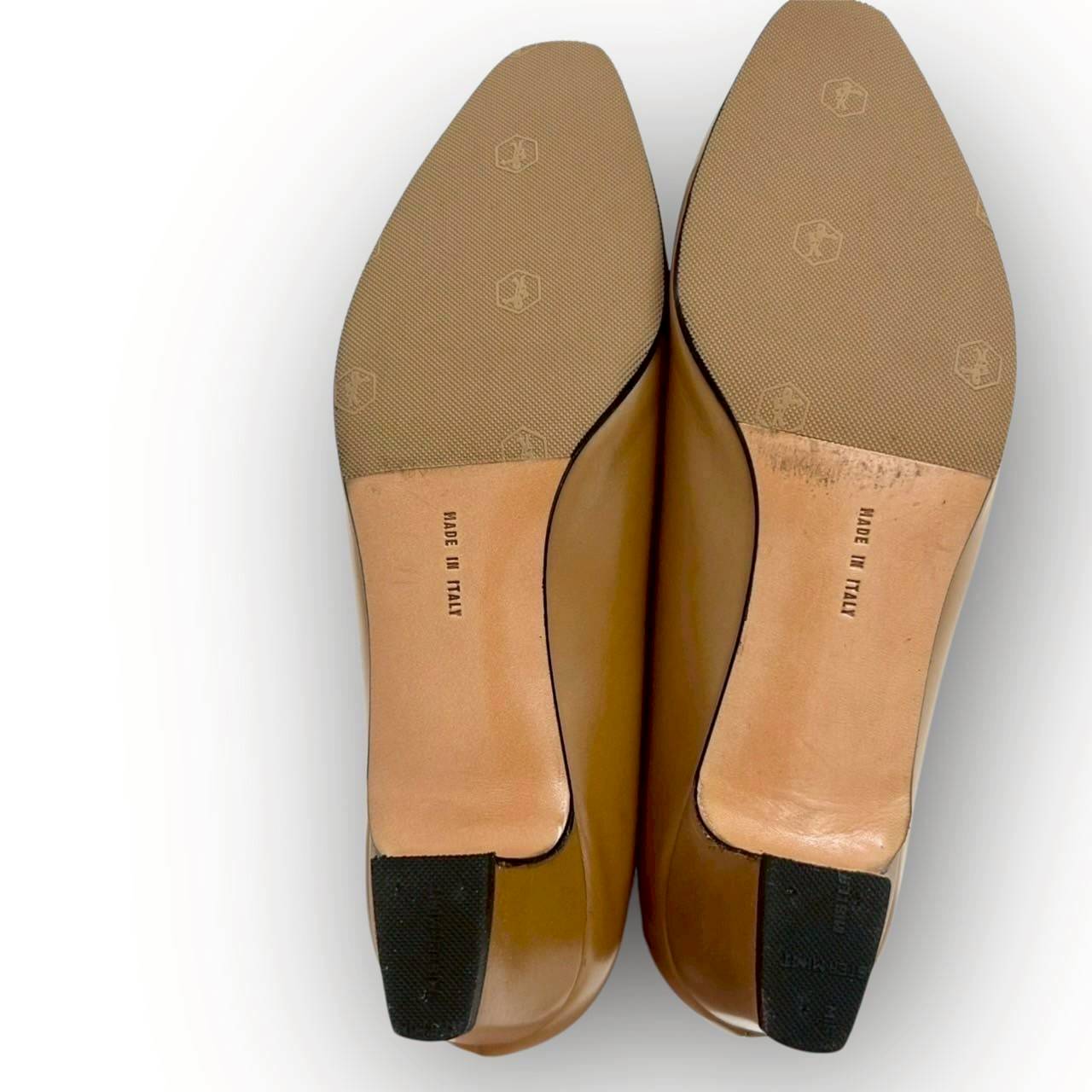 【SRC-80】SalvatoreFerragamo パンプス レザー/レディース/ブラウン/付属品:箱