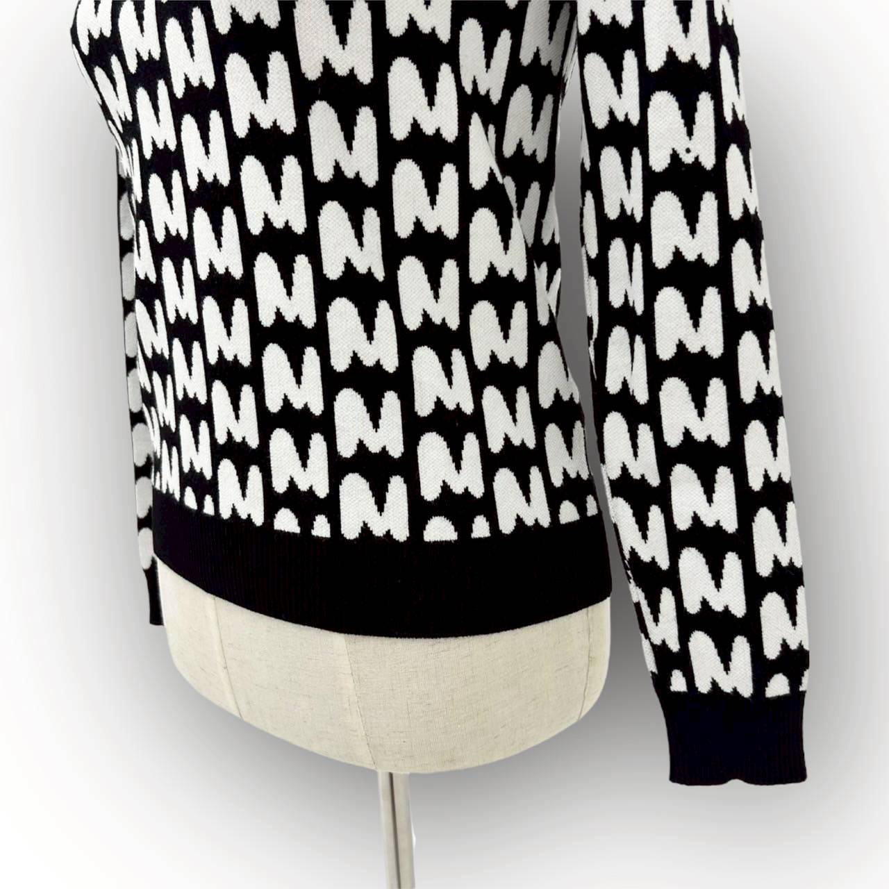 【SRC-9】MSGM セーター モノクロ S