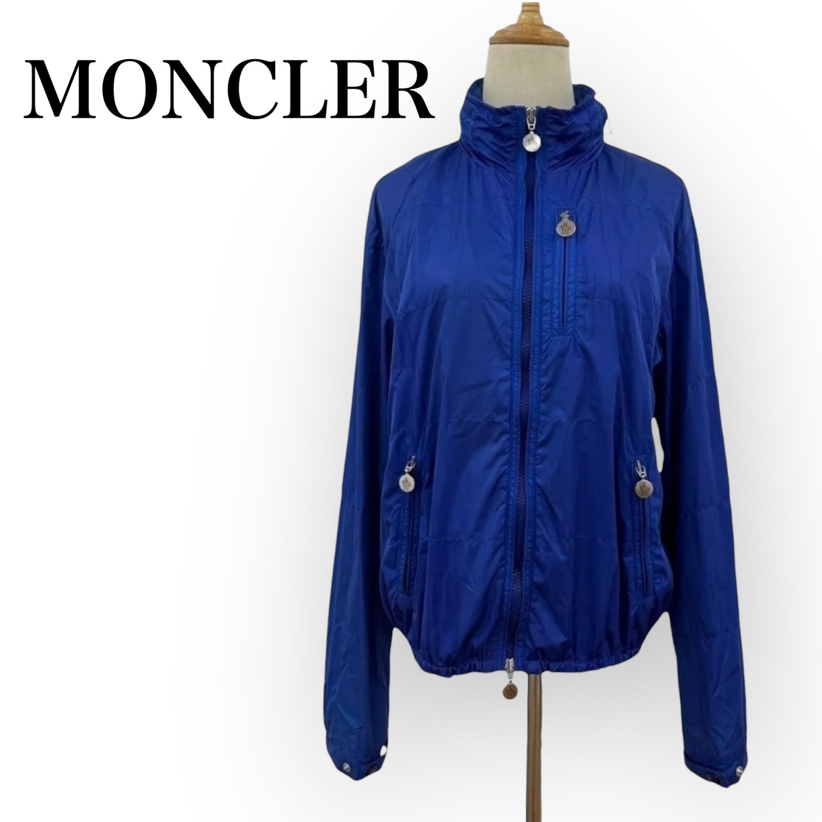 MONCLER モンクレール ナイロンジャケット ブルー 青 サイズ1 ナイロン 