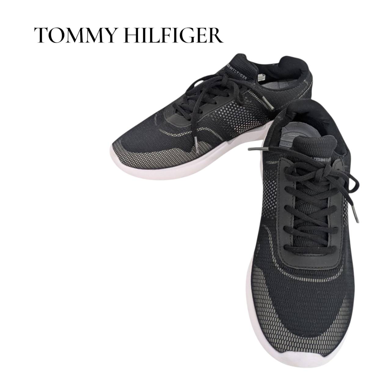 【RC2511-251】TOMMY HILFIGER スニーカー　ブラック　メンズ　26.5cm