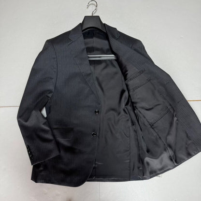【OG-24】GIVERDYE （ジバルディ）617B8003　グレー シャドーストライプツーパンツスーツ　AB4