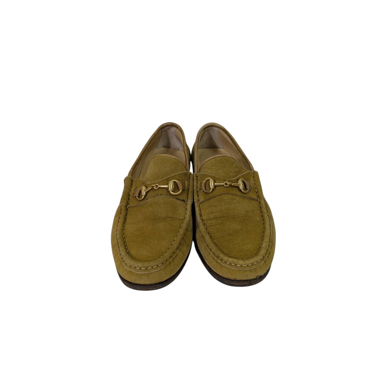 【RC2601-301】GUCCI　ローファー イエローベージュ 35 1/2