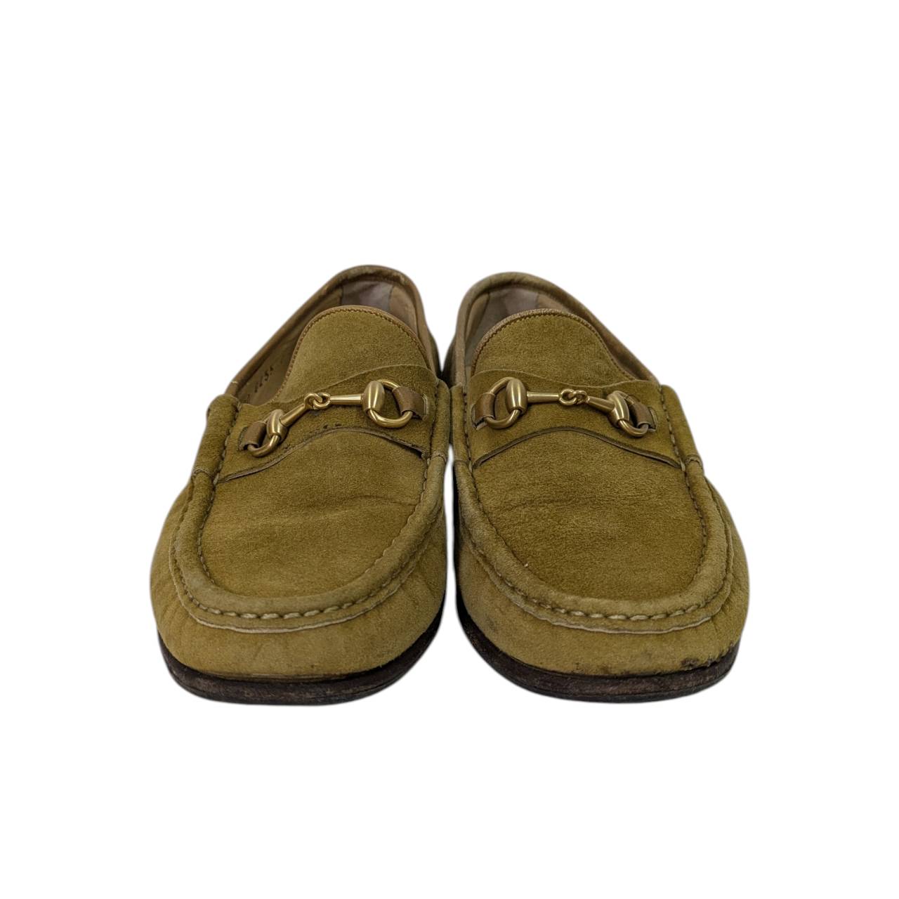 【RC2601-301】GUCCI　ローファー イエローベージュ 35 1/2