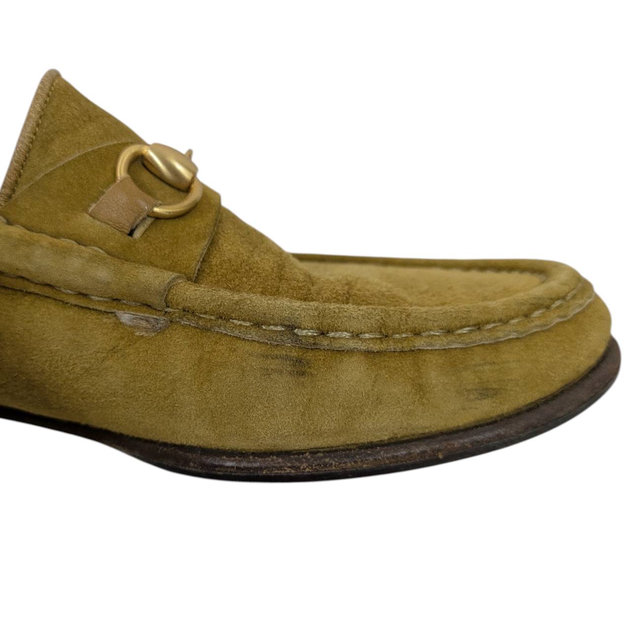 【RC2601-301】GUCCI　ローファー イエローベージュ 35 1/2