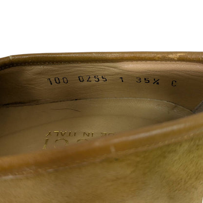 【RC2601-301】GUCCI　ローファー イエローベージュ 35 1/2