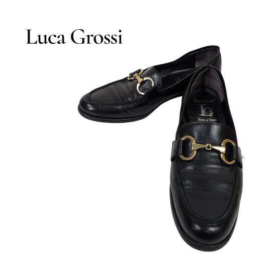 【RC2601-303】Luca Grossi ローファー ブラック 36