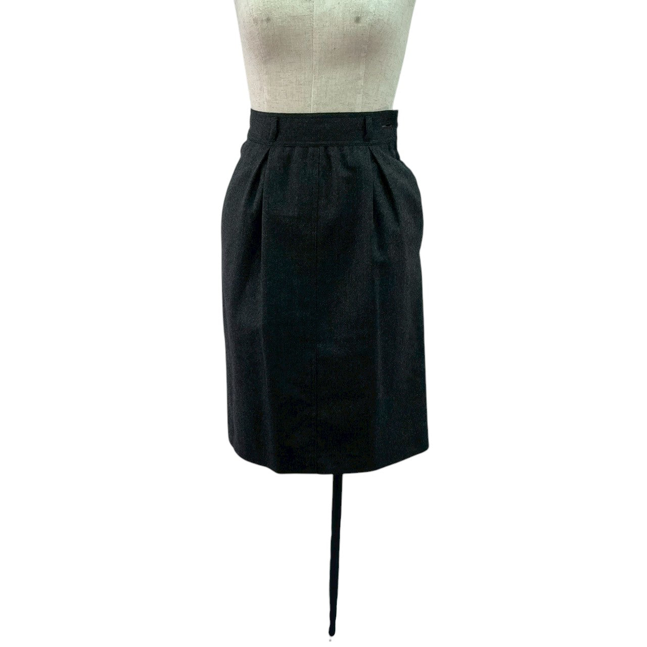 【RC2601-113】valentino garavani studio スカート　グレー 38