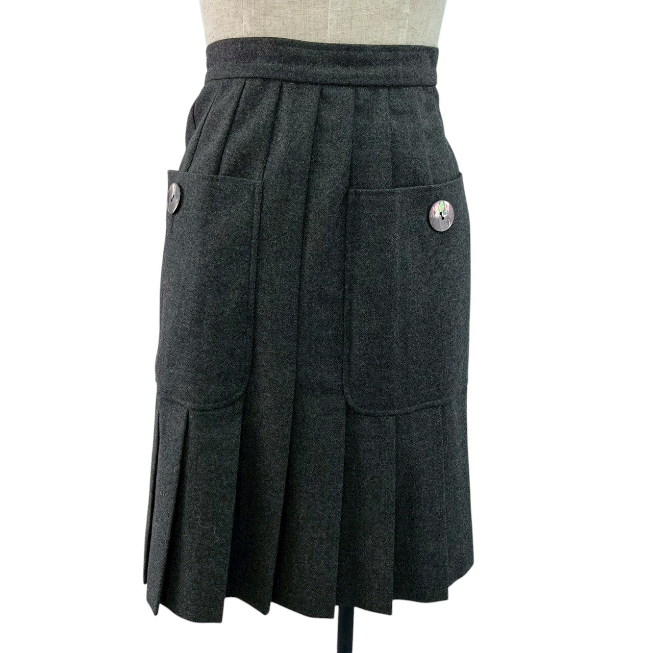 【RC2601-110】valentino garavani BOUTIQUE スカート　グレー　6