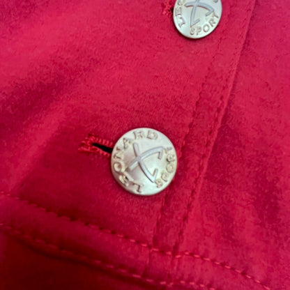 【RC2601-107】LEONARD スカート ウール　レッド　66-92