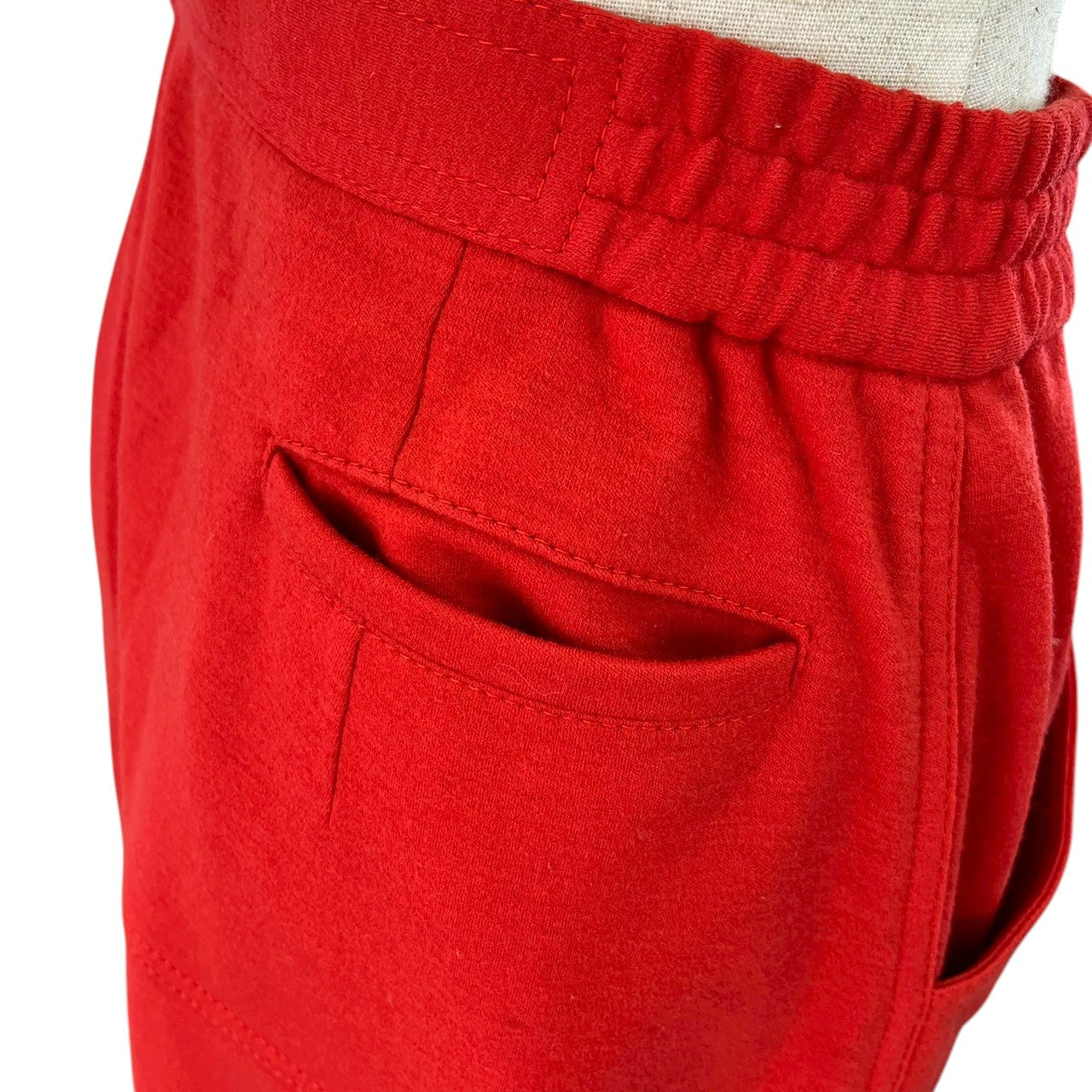 【RC2601-107】LEONARD スカート ウール　レッド　66-92